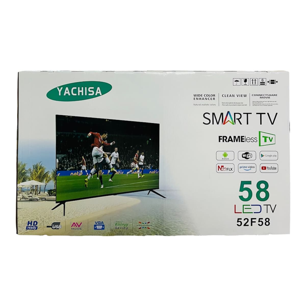 Yachisa 58" Smart TV (52F58)